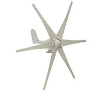 HENGJINGTR No Noise White 16000W Horizontal Axis Magnetic Wind Generator,5 Blades with Charge Controller 12V 24V 48V 220V Vertical Axis Wind Turbine,220V
