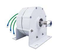 HENGJINGTR Portable 5000W Gearless Permanent Magnet Generator Turbine, 12V 24V 48V 220V for Wind Water Turbine Diesel Engine Permanent Magnet Motor,48v