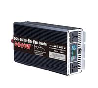 HENGJINGTR Upgraded Version 5000W DC 12V/24V/48V/60V/72V Pure Sine Wave Inverter Charger DC Input AC Output 120V/240V Low Frequency Solar Power Inverter Converter,72V to 110V