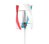 HENGJINGTR Vertical Wind Turbine Generator, 6000W 12V 24V 48V 3 Blades No Noise Magnetic Levitation Upright Wind Generator with Controller for Outdoor Garden,12V