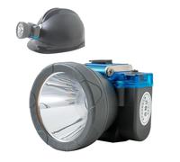 HENGJINGTR Waterproof Explosion Proof Safety Mining Headlight Rechargeable,LED Miners Head Light Flashlight Underground Head Lamp Coal Mining Lights for Hard Hat (Blue)