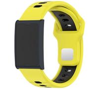 hengkang Fit for Amazfit Helio Strap Watch Bands Women Men, 22mm Adjustable Sport Soft Silicone Replacement Bands Straps Wristbands Fit for Amazfit BIP 5/Redmi Watch 5 Active (Yellow)