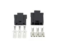 Hengliang Store 3 Pin PA66 H4 Unsealed Cable Wire Connector Electrical Connector Automotive p/lug Lamp Holder Socket DJ7033-7.8-11/21(5 Sets)