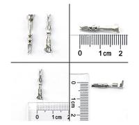 Hengliang Store 60PCS 1.5MM 623/615B 621/611 627/617 Male Female Wire Crimp Terminal Pins Auto Electrical Connector Repair Parts Fit For Car Boat (Color : 623-E1.5 30pcs)