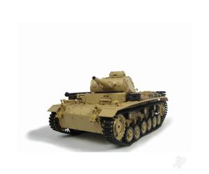 Henglong 1:16 German Tauch Panzer III (2.4GHz+Shooter+Smoke+Sound) 3849-1