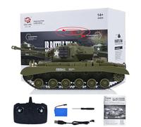 HengLong 1/30 RC Tank RC Battle Tank Pershing M26 3841-02 2.4G Radio Control Tank Model