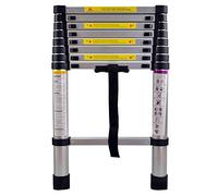 HENGMEI 2.6M Telescopic Ladder Aluminum Step Extendable and Collapsible Ladders for Multi Purpose