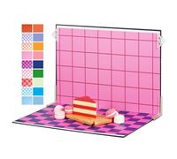 HengMing 9 Pcs 18 Patterns Food Photography Backdrops Kit | for Food, Jewellery, Cosmetics, Makeup and Other Small Product Shots (40 x 30 cm)