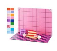 HengMing 9pcs 18Patterns Food Photography Backdrops Kit Photo Backdrop Boards Photo Shooting Background for Food, Jewellery, Cosmetics, Makeup and Other Small Product Photography (40 x 30 cm)