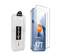 Hengnewro For Xiaomi Mi 17T 5G for Tempered Glass [Car Installation], 2 Pieces Tempered Glass Screen Protector, 9H Hardness, Anti-Scratch, HD, Anti-Fingerprint Film