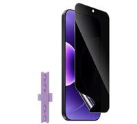 Hengnewro Privacy Screen Protector for Xiaomi Mi 17T 5G, Hydrogel Film, Clear HD Soft TPU Screen Protector with Positioning Aid, Anti-Spy Privacy Anti-Scratch Film Privacy Film