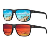HENGOSEN Sunglasses Mens Polarised, Classic Vintage Sun Glasses, Lightweight Frame UV400 Protection for Driving Fishing Cycling