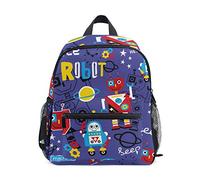 hengpai Cute Robot Boys Kids Backpacks Blue School Bags for Boys Girls