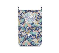 hengpai Kids Cute Hanging Laundry Hamper Bag Dirty Clothes Bag Basket Fabric Wash Bag with Door Wall Hooks,Sloth Tree