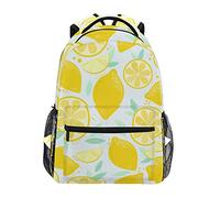 hengpai Lemon Yellow Backpacks College School Book Bag Travel Hiking Camping Daypack