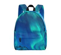 hengpai Northern Lights Aurora Borealis Kid's Backpacks Rucksack Student School Book Bags
