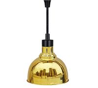 Hengqiyuan Food Warmer Lamp Food Heat Bulb 250W Commercial Adjustable Hanging Food Heat Lamps Restaurant Food Service Food Warming Pizza Warmer,Gold