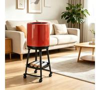 Hengqiyuan Movable Trash Can High Foot Double Layer Waste Container