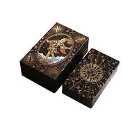 Hengqiyuan Tarot Cards Waterproof PVC Material - Tarot Cards Set with Book for Beginners - Tarot Deck in English,12 * 7 cm