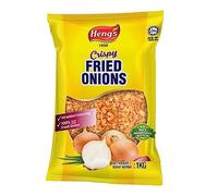 Heng's Crispy Fried Onions 1KG - No Additives Ready To Use Sprinkle Garnish Topping HALAL