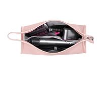 HENGSI Storage Bag Travel Pouch for Dyson Airwrap Hair Dryer and Straighteners & Accessories (Waterproof PU Leather-Pink)
