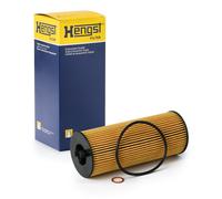 HENGST Oil Filter Insert With Gasket Kit E122HD187