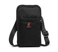 Hengwin Nylon Dual Pocket Belt Case Holder Crossbody Bag Phone Purse with Shoulder Strap, Travel Phone Holster Case, Small Card Money Wallet Passport Pouch