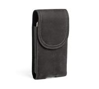 Hengwin Small Belt Clip Pouch, Mobile Phone Holsters for iPhone 17 Pro Max 16 Plus 16 15 14 13 12 11 Pro Max, Samsung S25 S24 S23 S22 S21 S20 Ultra Phone Case, Genuine Leather Smartphone Belt Holder