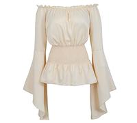 Hengzhifeng Women Renaissance Blouse Off Shoulder Shirt