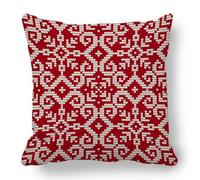 HENJGWEG Red Cushion Covers 55x55 cm Outdoor Cushions Set of 1,E-93 Lin