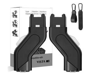 Henkgo Upper Adapter Compatible with UPPAbaby Vista and Vista V2 and Vista V3 Strollers/Bassinet, Toddler Seat, Aria, Mesa V2, or Mesa Max Infant-Secure (Car Seats Accessories 1Set+2 Pcs Stroller