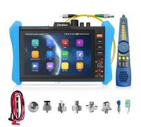 Henkion 1610nm 28dB OTDR Fiber Optic Tester 1310/1490/1550/1577nm Live OTDR Fiber Test,Event Map LS OPM VFL OLS Digital Multimeter SFP Module WiFi Cable Test Network Tools 8" IPS Touch Screen