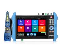 Henkion CCTV Tester 8K 32MP 4K 12MP IP Camera Test with POE++ Max 90W, 8MP CVI TVI AHD SDI CVBS Coaxial Camera Test 7" Touch Screen Support 1CH SFP HD VGA TDR WiFi RS485 IPC Tester IPC-9800CADHS Pro