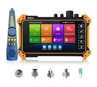 Henkion OTDR Fiber Optic Tester 1310/1550nm 28/26dB 150km, Event Map OPM OLS VFL, 4K IP & 8MP TVI CVI AHD CVBS Camera Test, RJ45 TDR Cable Tracer PoE WiFi HDMI Network Tools, FC/UPC SC ST LC