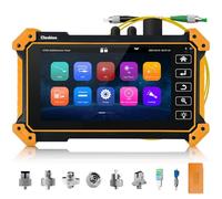 Henkion OTDR Fiber Optic Tester 1610nm 26dB 1310/1490/1550/1577nm Live Fibers Tester, OPM,LS,OLS,VFL, Event Map,Cable Tester,8 Style of Fiber Adapters File Setting/Report (RSO-50)
