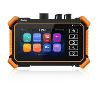 Henkion OTDR Fiber Optic Tester RSO-31 1310/1550nm 26/24dB, Supports Network Testing Tools, Event Map, OPM LS OLS VFL, RJ45 TDR Cable Tester, 8 Style of Fiber Adapters, File Setting/Report