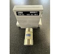 Henley 54132-04 House Service Cut Out Fuse Carrier & Base 100AMP Rated (HOLDER & 100AMP FUSE)
