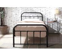 Henley Black Victorian Style Metal Single Bed Frame 3Ft