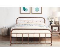 Henley Copper Metal Bed King Size Frame 5Ft