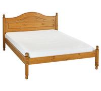 Henley Natural Oak Effect Wooden Double Bed Frame