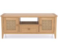 Henley Oak and Rattan 120cm TV Unit