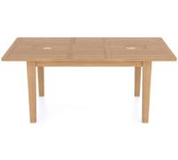 Henley Oak and Rattan 4-6 Seater Extending Dining Table