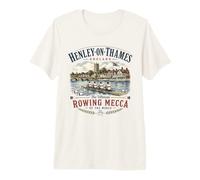 Henley-on-Thames England - Vintage Rowing Mecca Regatta Premium T-Shirt