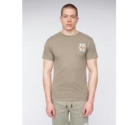 Henleys Aitchen T-Shirt Dusky Olive - L