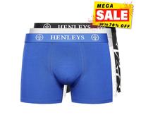 Henleys - Mens Henline Boxers 3pk Assorted