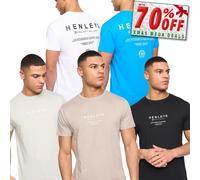 Henleys Henstack Men's T-Shirt 5Pk | T-Shirt | Assorted | UK Size Small