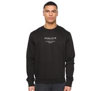Henleys Mens Henstack Crew Neck Sweatshirt Black S