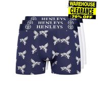Henleys - Mens Lionwing Boxers 3pk Assorted