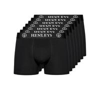 Henleys McBlacken Boxers 7pk Black - XL