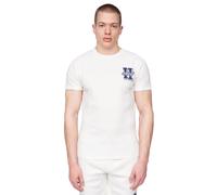 Henleys Mens Aitchen Logo T-Shirt (Off White) Cotton - Size X-Large